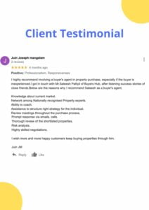 Client Testimonial